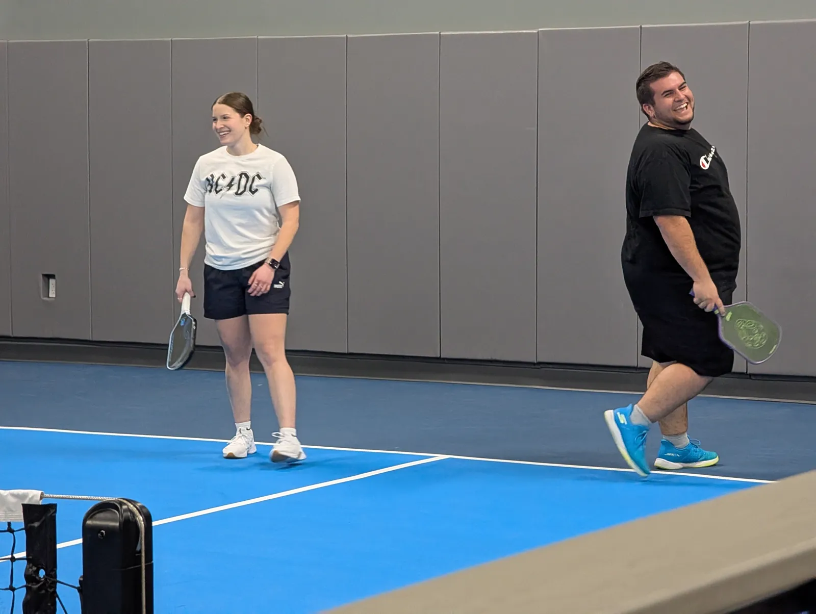 Corporate pickleball event on the courts at The Pickle Club Syosset NY